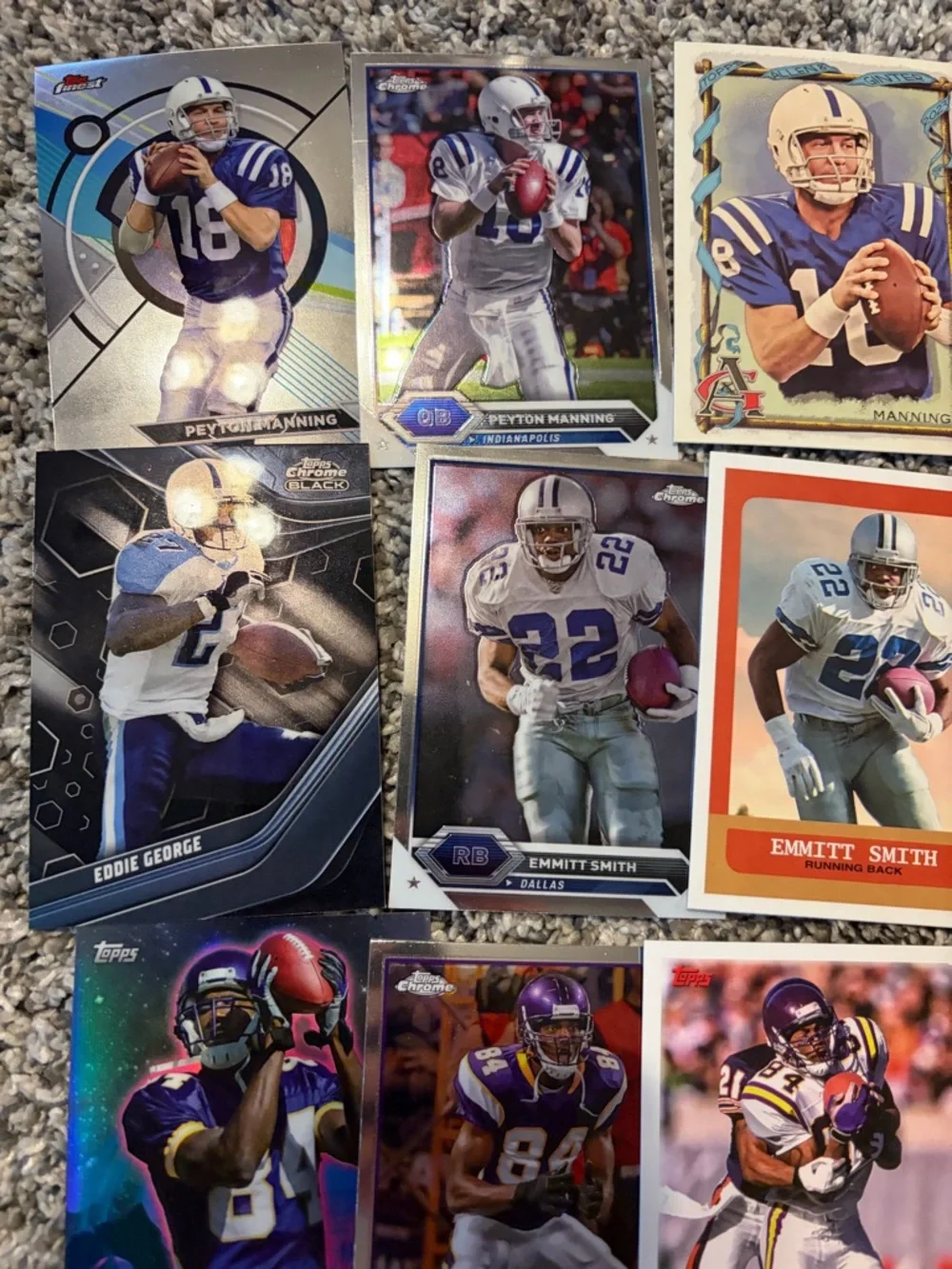 Lot of 22 Topps Composite, Chrome & Finest football Walter Payton - Picture 5 of 7